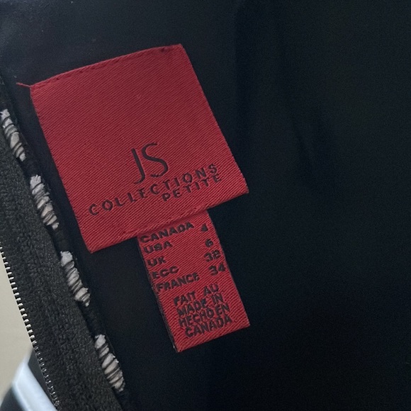 JS Collections Fitted Off Shoulder Bateau Neckline Top Size 4 - Picture 10 of 11